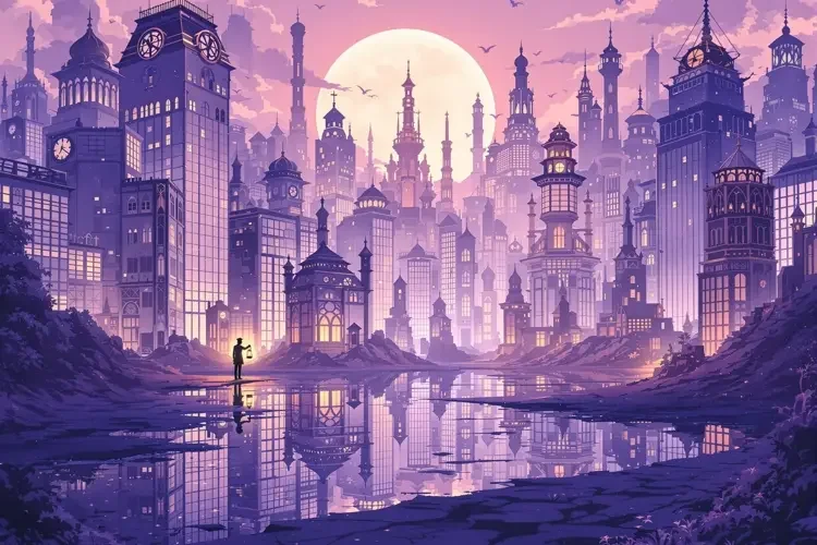 《镜面城的守夜人》是烧脑神作还是故弄玄虚？ - 韩国动漫动漫封面